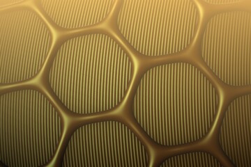 gold concept, bitcoin, digital investments, 3d fractal background. decorative image for design