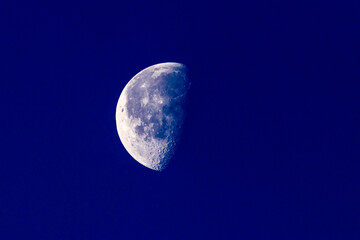 half moon in the sky of Provence