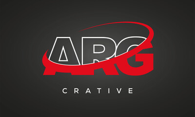 ARG letters creative technology logo design