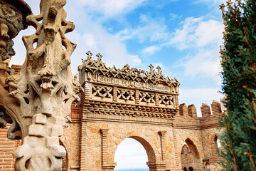 Colomares Monument Castle, dedicated to Christopher Columbus. Benalmadena Malaga Spain.