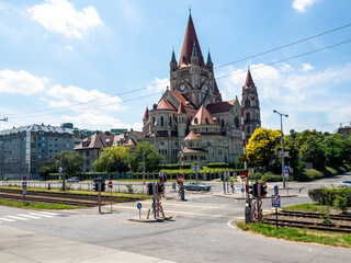 Franz von Assisi Church, Danube, Vienna, Austria, Mexico Church