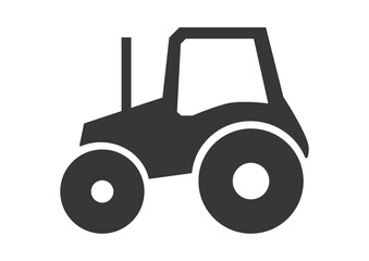 agricultural tractor vector illustration