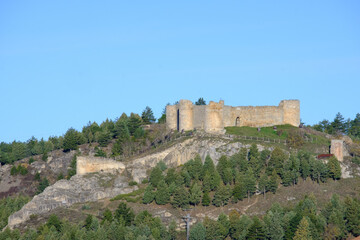 Fototapeta na wymiar Aguilar de Campoo Castle, Palencia, Spain