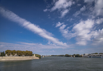 The Grand Rhone river (Le Grand Rhone), Arles, Provence, France