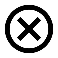 Cancel Icon, Cancel Vector, X Icon, X Vector

