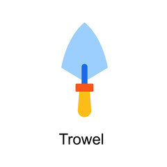 Trowel vector Flat Icon Design illustration. Home Improvements Symbol on White background EPS 10 File
