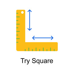 Try Square vector Flat Icon Design illustration. Home Improvements Symbol on White background EPS 10 File