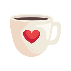 coffee cup with heart