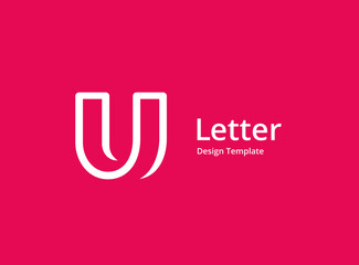 Letter U logo icon design template elements - obrazy, fototapety, plakaty