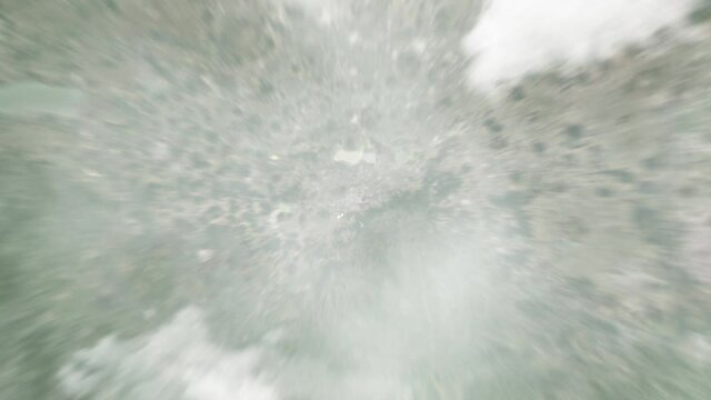 Zoom in from space and focus on Mexico, Morelia. 3D Animation. Background for travel intro. Elements of this image furnished by NASA