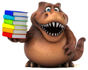 Fun Trex - 3D Illustration © Julien Tromeur