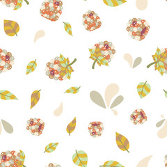 Raspberry Boom Seamless Surface Pattern Design