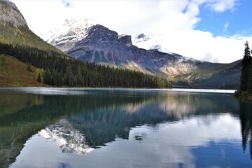 Emerald Lake is located in Yoho National Park, British Columbia, Canada. Yoho National Park is one...
