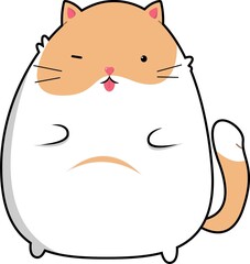 Cute Fat Cat