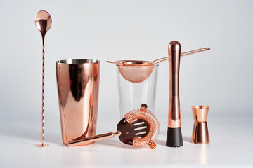 Cocktail preparation set