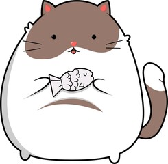 Cute Fat Cat