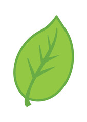 Green Leaf environment organic nature icon logo vector