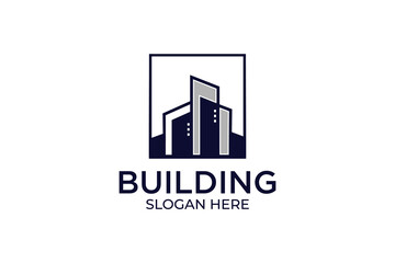 Fototapeta premium simple and minimalist building logo set
