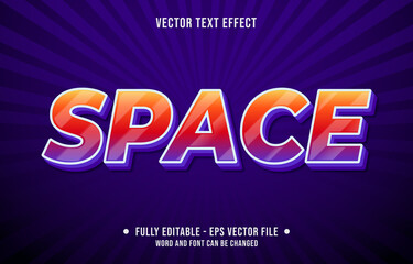 Editable text effect spring season modern style space word shiny background