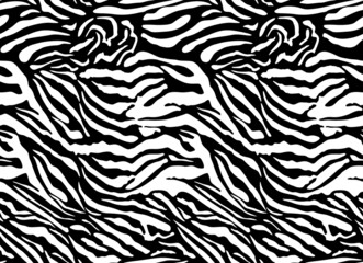 Zebra skin pattern design seamless repeat print