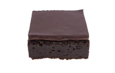 Fototapeta na wymiar chocolate american brownie isolated