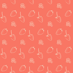 seamless pattern with Strawberry