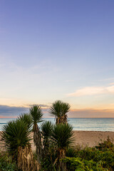 Fototapeta na wymiar Beautiful picture of sunset at Palm Beach, Florida, United States of America