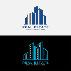 Property Logo and construction icon Set Vector design Template.