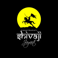 Vector illustration of chhatrapati shivaji maharaj jayanti,