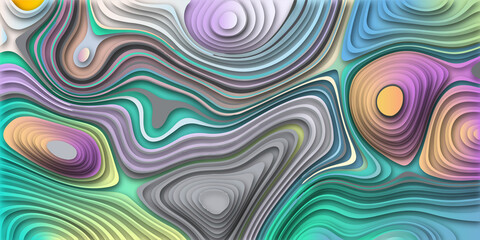 Fototapeta na wymiar Abstract background with circles. Abstract colorful background, wallpaper. Mixing paints. Modern art with geometric and Marble texture in illustration .
