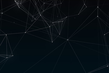 abstract background with network landing page