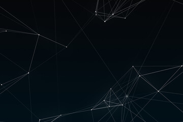 abstract background with network landing page