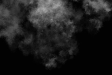 Fototapeta na wymiar smoke with black background - (background can easily be removed by setting the layer's blending mode to screen.)