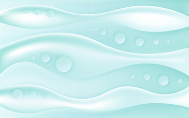 Abstract background of water raindrops. Vector illustration