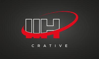 IIH letters creative technology logo design