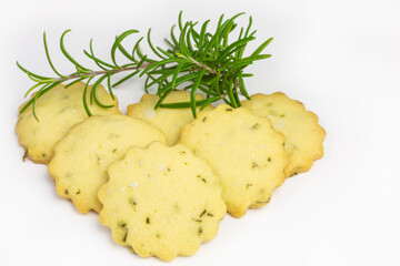homemade rosemary butter shortbread biscuits
