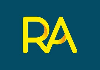 Yellow color of RA initial letter