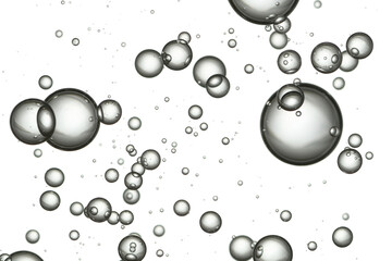 Falling bubbles