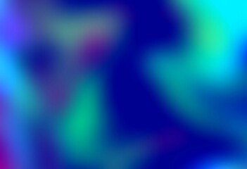 Abstract defocused blue background. Blurred spots and lines. Neon. Background for the cover of a notebook, book. A screensaver for a laptop.