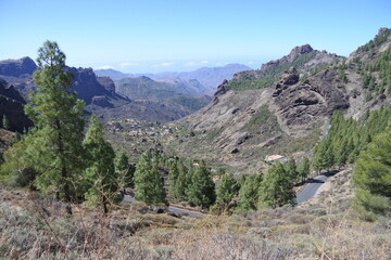 Kleine Ortschaft im Barranco de Mogán