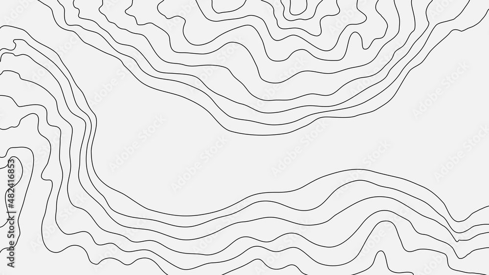 Poster the stylized height of the topographic contour in lines and contours. the concept of a conditional g
