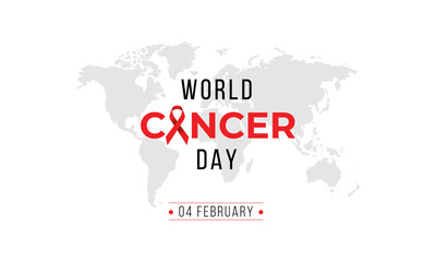 world cancer day, red ribbon,  world map, cancer, cancer icon, world icon, 4th February,  world, cancer day, world, 4th February world cancer day, ribbon, cancer ribbon, earth, globe, map, cancer logo