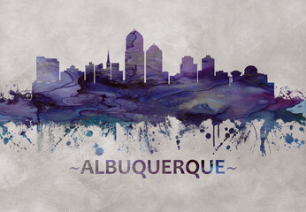 Albuquerque New Mexico Skyline