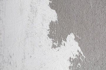 Wall grunge grey concrete background. Dirty,dust wall concrete board texture and splash white color or abstract background.