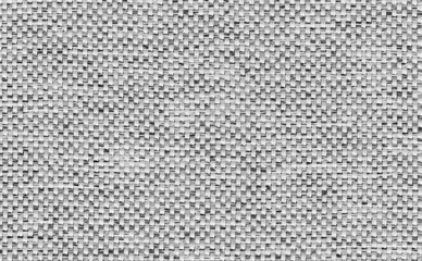 Closeup black and white, grey color fabric texture. Strip line white ,silver fabric pattern design or upholstery abstract background. Hi resolution image.