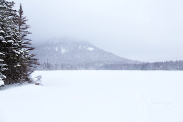 Winter in the White Mountains, New Hampshire