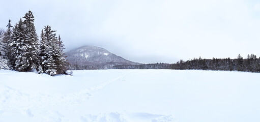 Winter in the White Mountains, New Hampshire