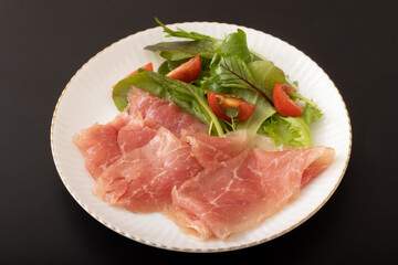 ラックスハム(スライス)　生ハム切り落とし