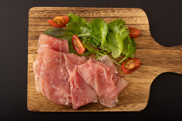 ラックスハム(スライス)　生ハム切り落とし