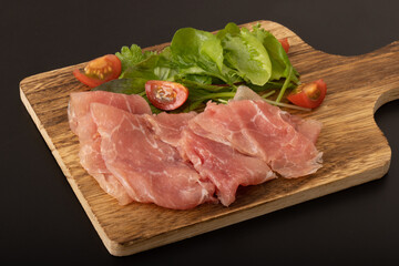 ラックスハム(スライス)　生ハム切り落とし